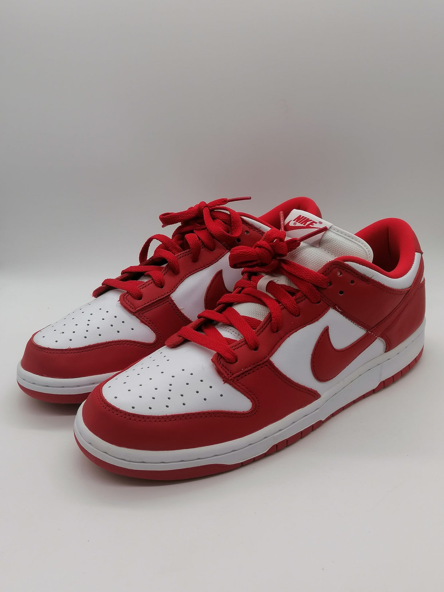 Scarpe Nike Dunk Low White University Red