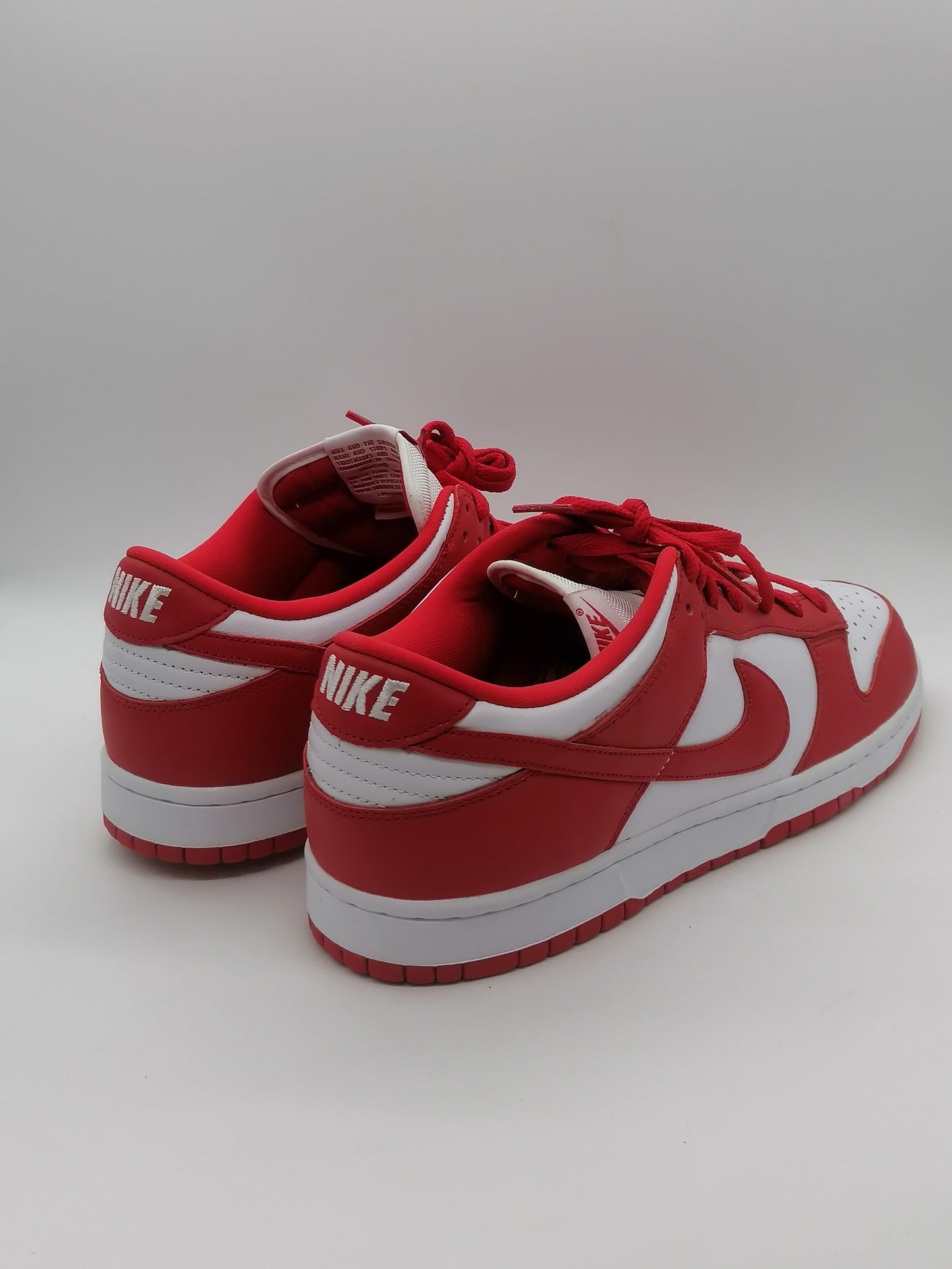 Scarpe Nike Dunk Low White University Red