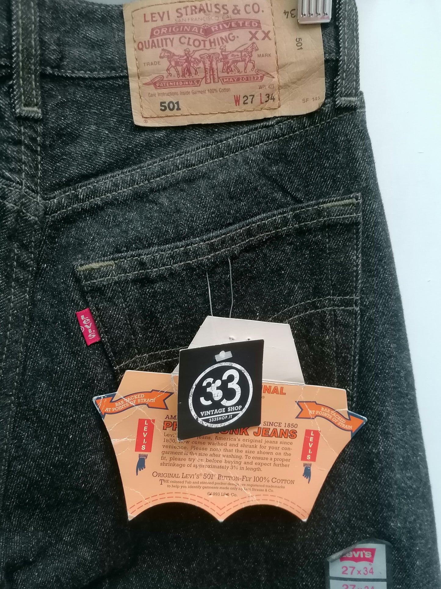 Pantaloni Jeans Levi's 501 Preshrunk